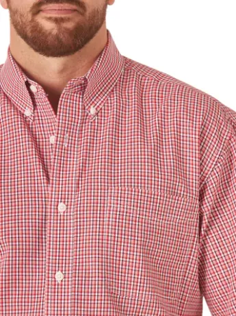 10MR2129A - Wrangler Men's Riata Button-Up Shirt - Assorted