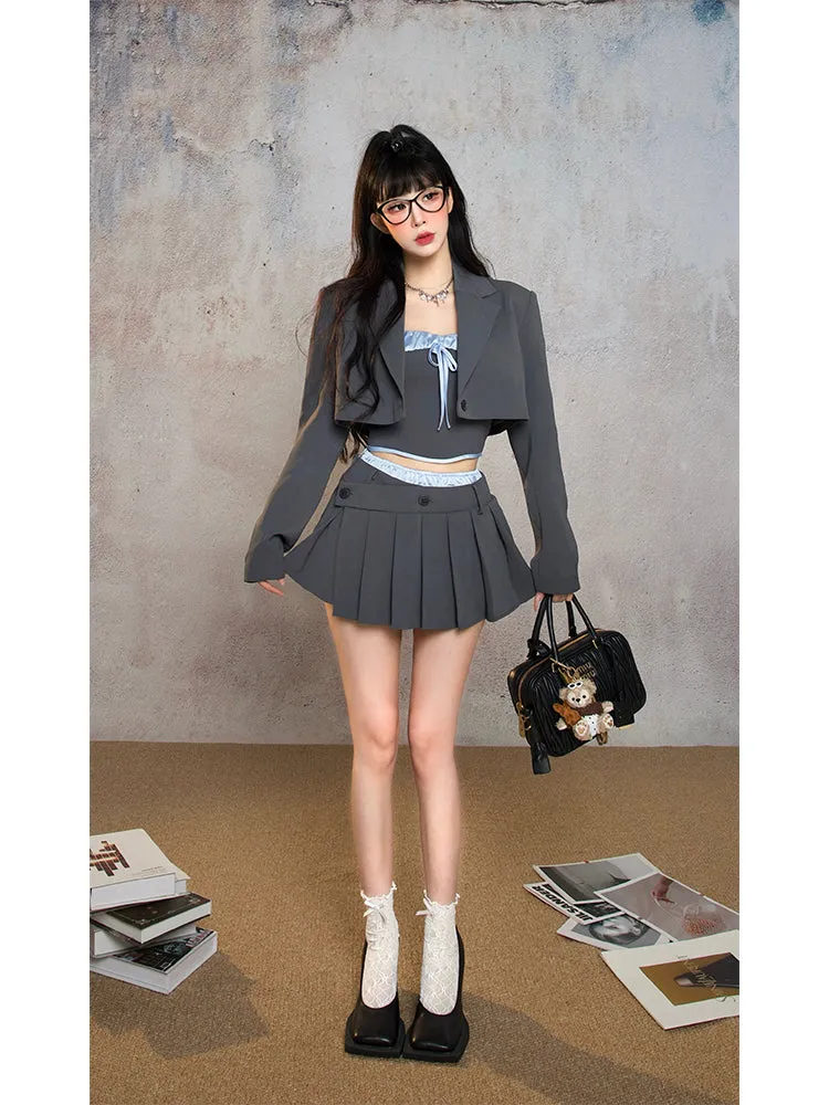 【24s Sep.】Blazer and Skirt School Set