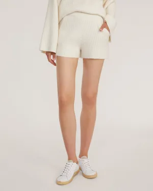 Arie Ribbed Cashmere Blend Short