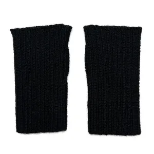 Black Minimalist Alpaca Gloves | Ethical Style