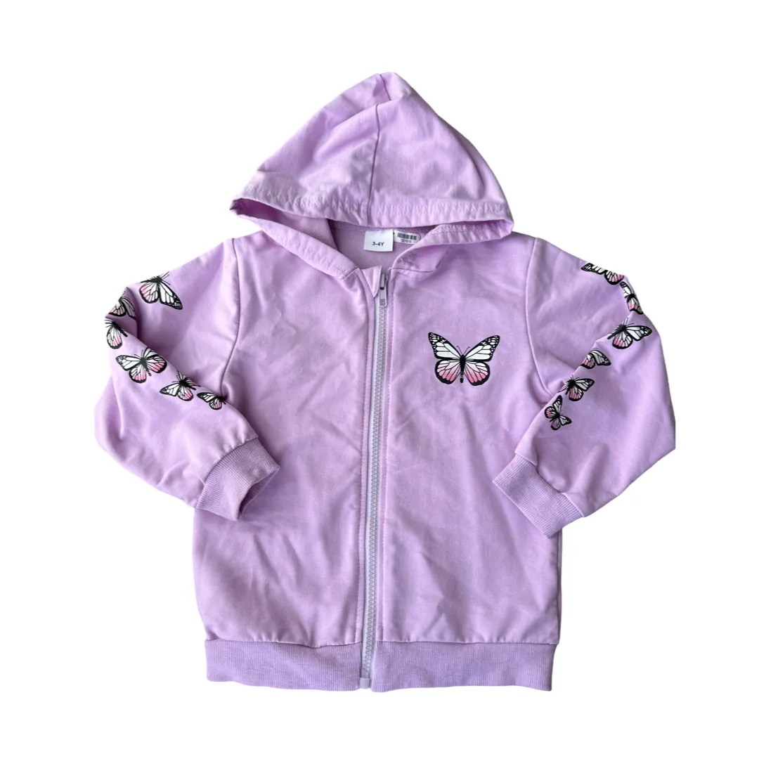 Butterly Zip Up Hoodie