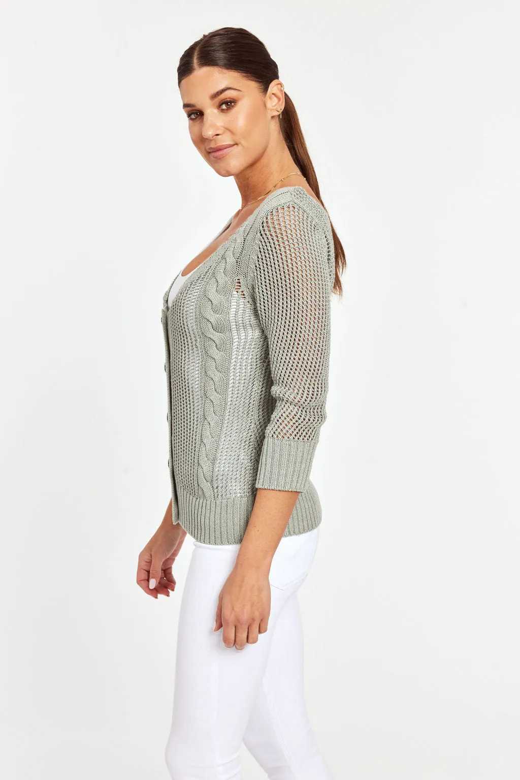 Cable Knit Cardigan