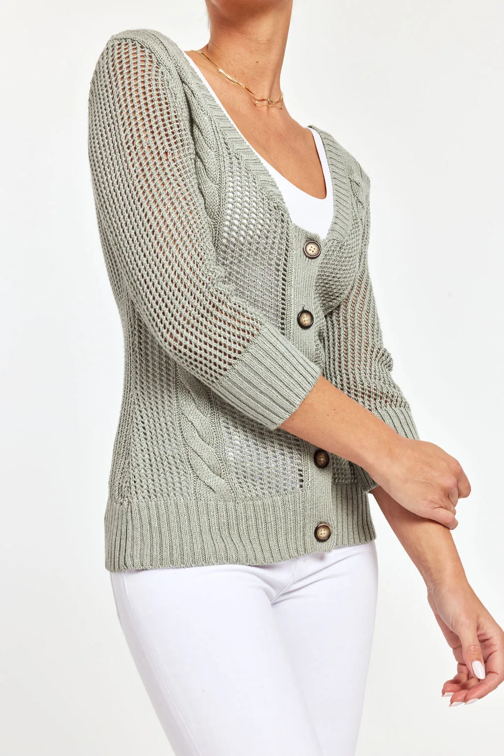 Cable Knit Cardigan