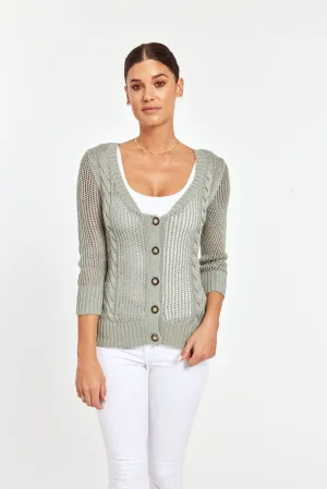 Cable Knit Cardigan