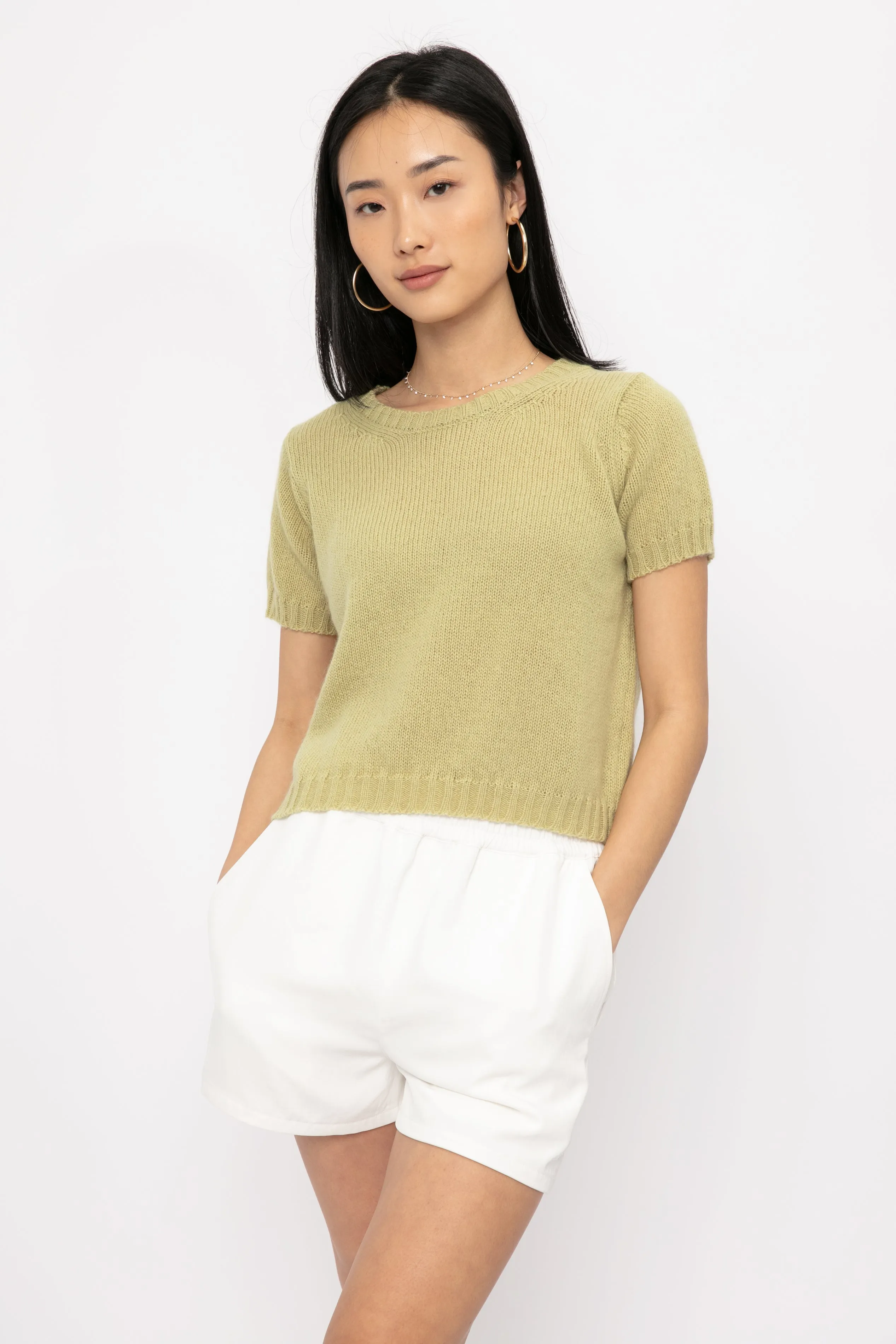 Cashmere Top in Kiwi