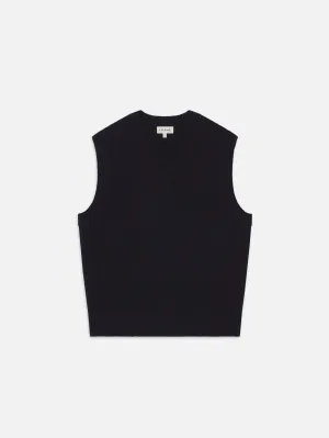 Cashmere Vest -- Navy