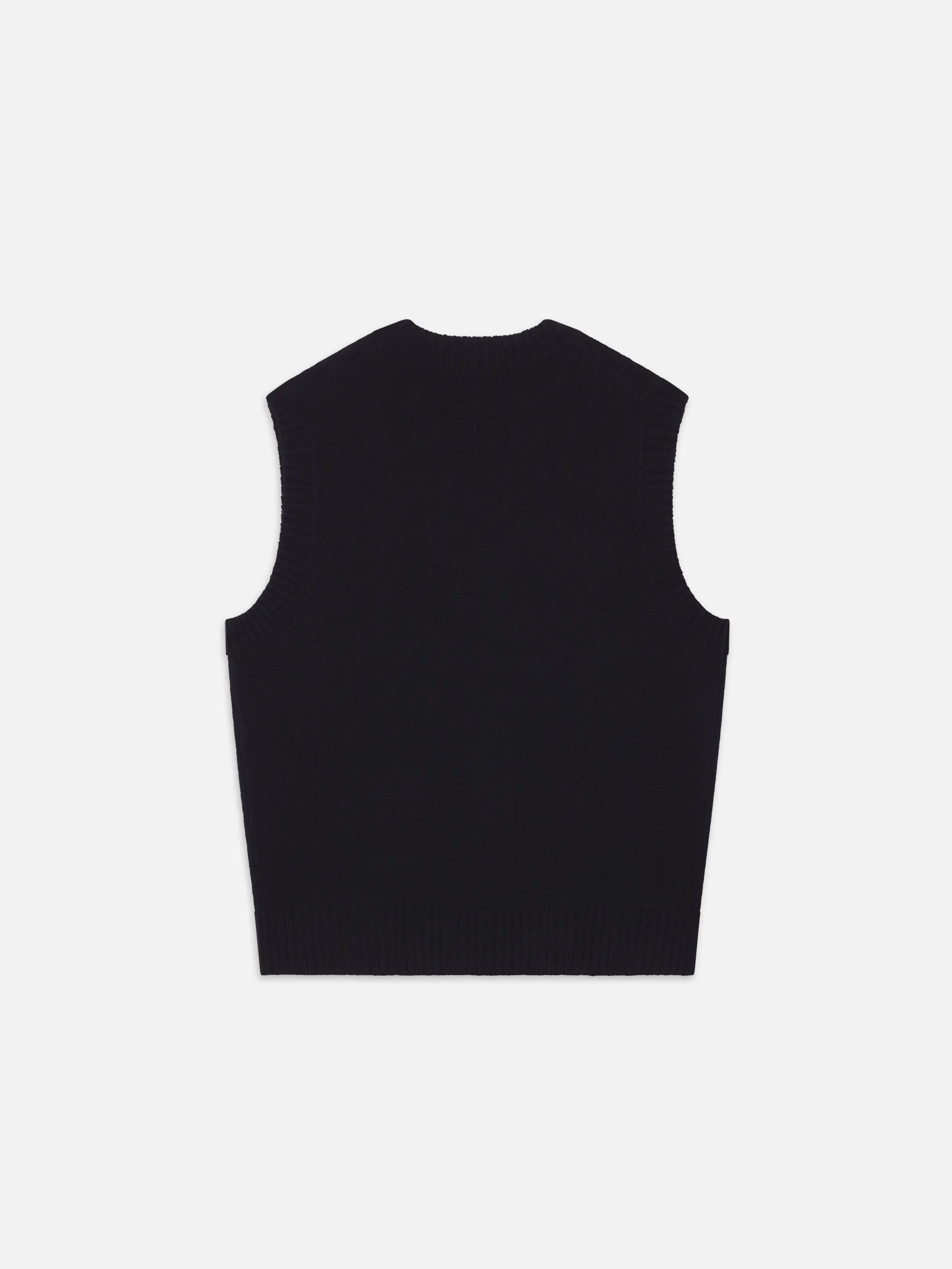 Cashmere Vest -- Navy