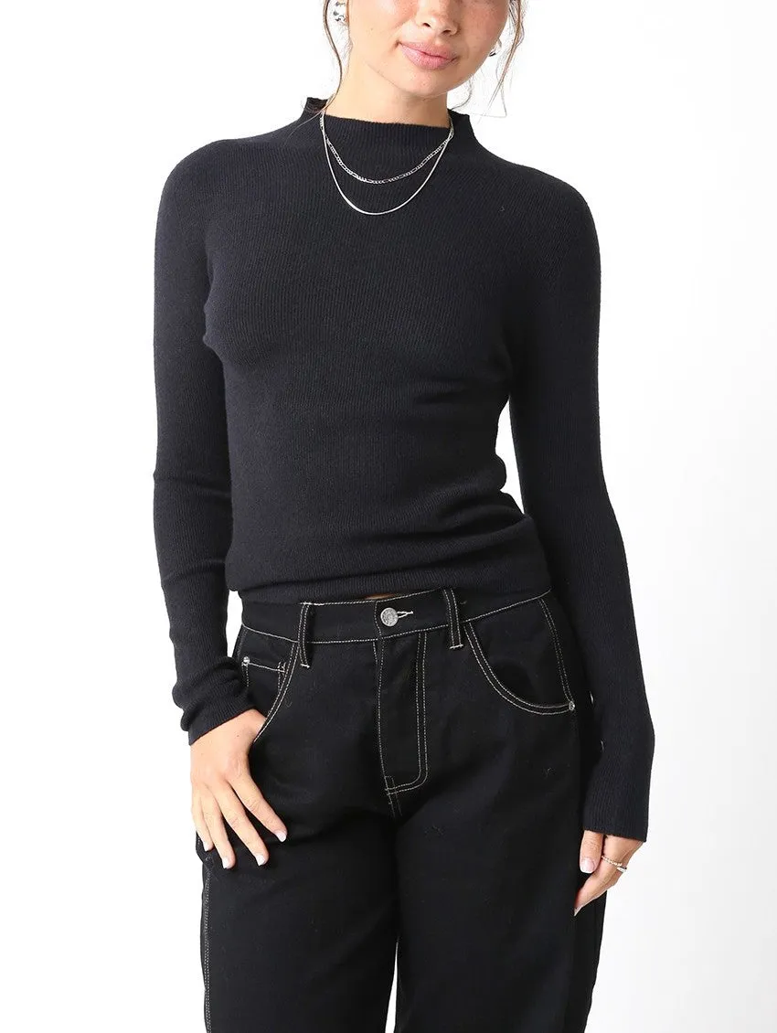 Charli Mock Neck Top