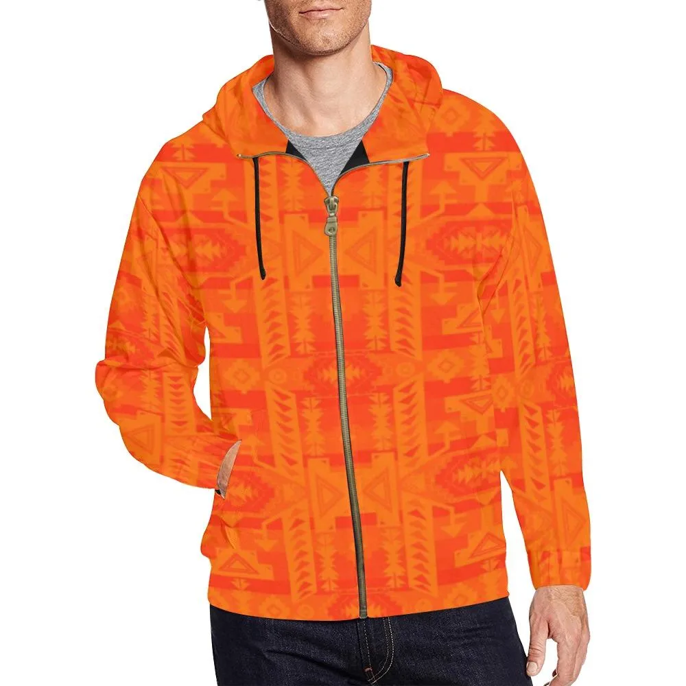 Chiefs Mountain Orange Bring Them Home Full Zip Hoodie for Men