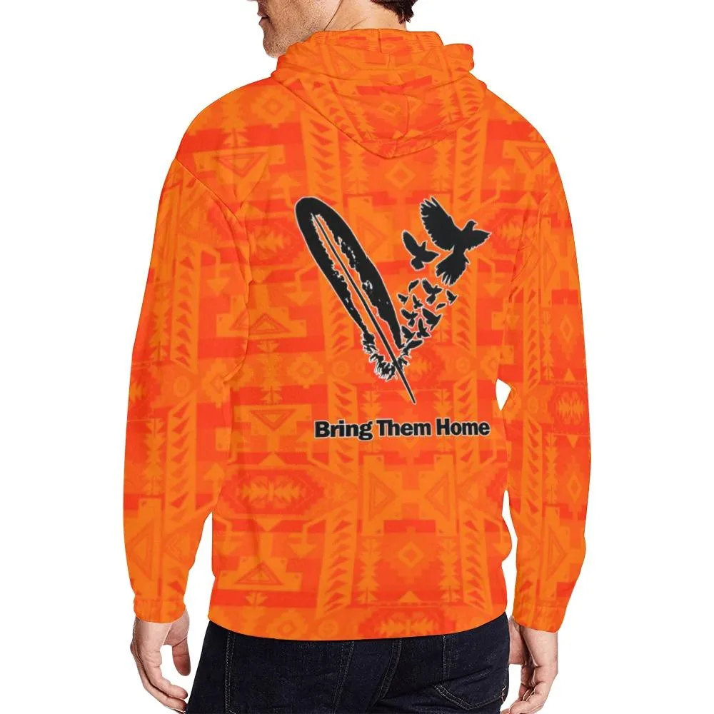 Chiefs Mountain Orange Bring Them Home Full Zip Hoodie for Men