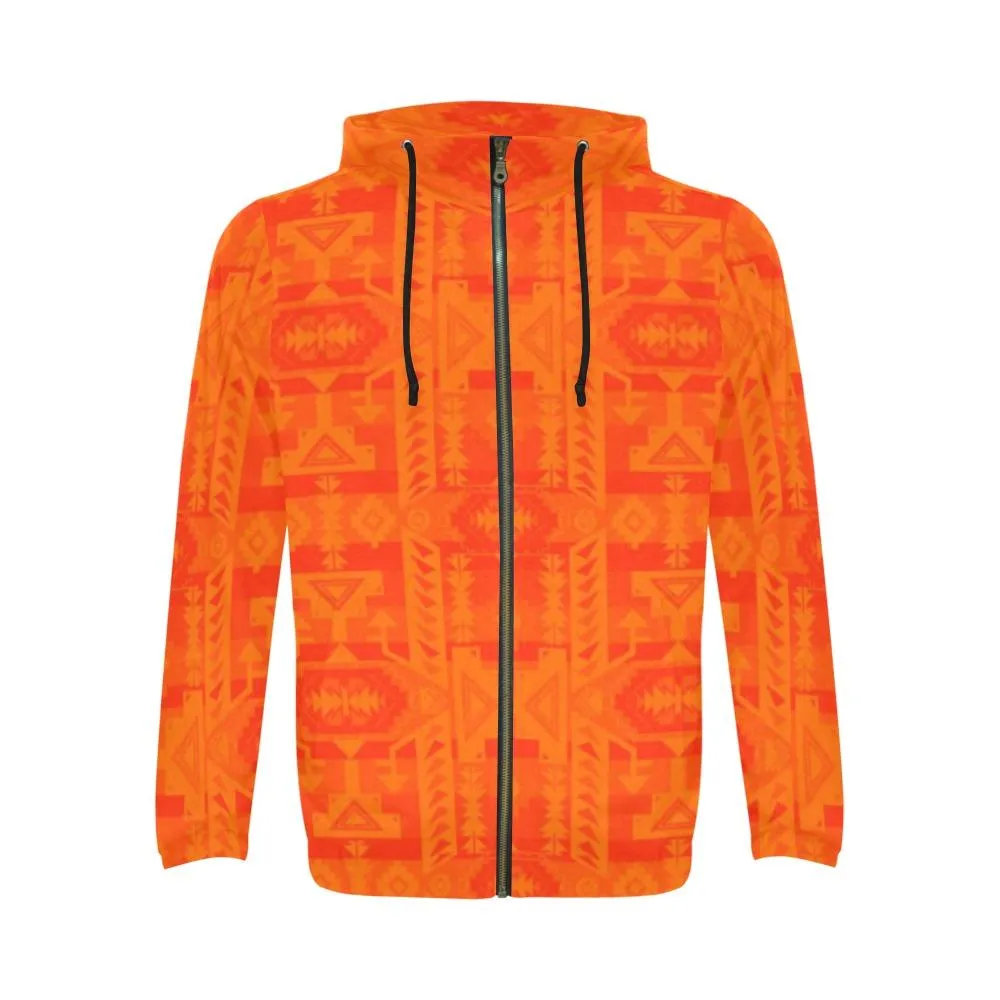 Chiefs Mountain Orange Bring Them Home Full Zip Hoodie for Men