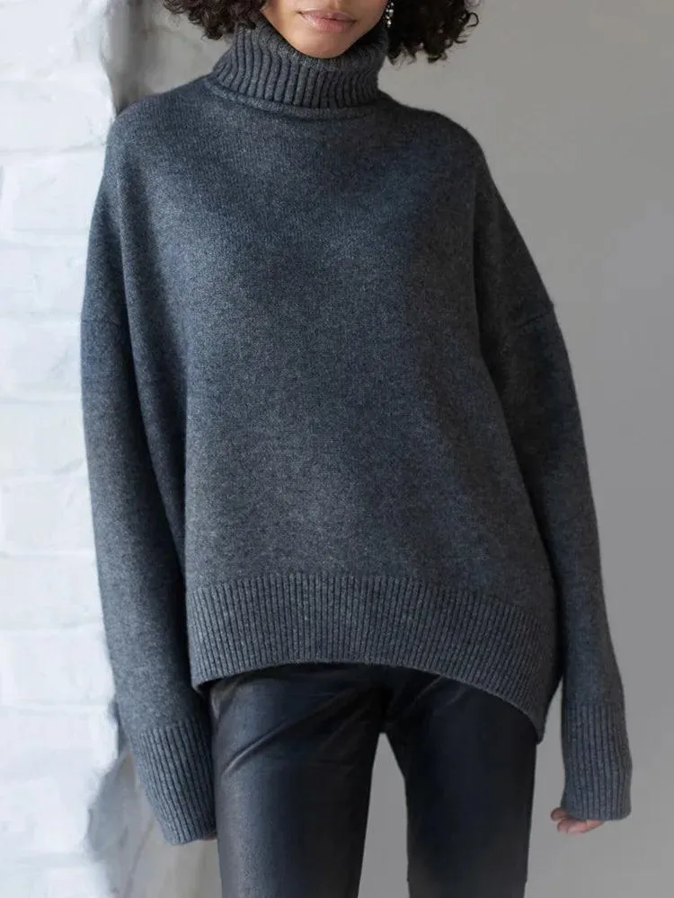 Chunky Knit Turtleneck Sweater: Cozy Winter Essential & Chic Fashion Choice