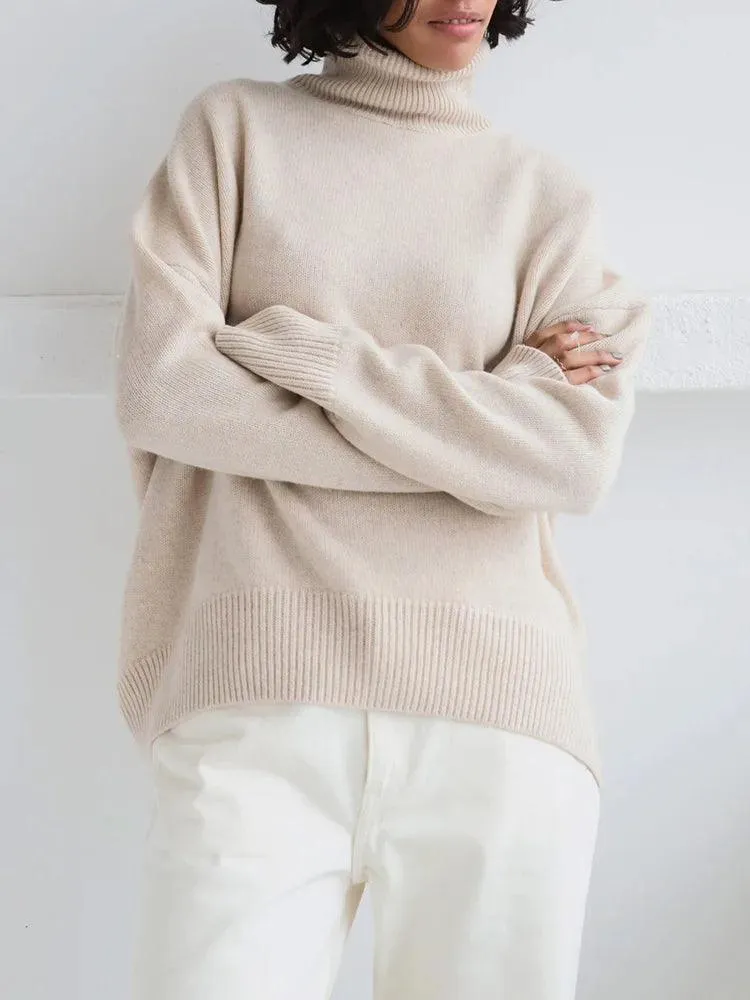 Chunky Knit Turtleneck Sweater: Cozy Winter Essential & Chic Fashion Choice