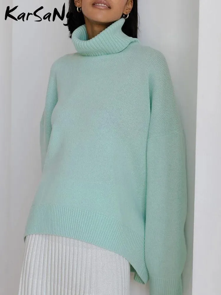 Chunky Knit Turtleneck Sweater: Cozy Winter Essential & Chic Fashion Choice