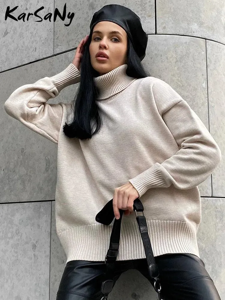 Chunky Knit Turtleneck Sweater: Cozy Winter Essential & Chic Fashion Choice