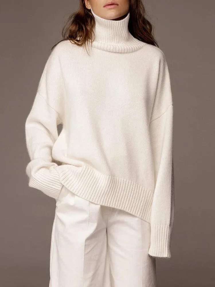 Chunky Knit Turtleneck Sweater: Cozy Winter Essential & Chic Fashion Choice