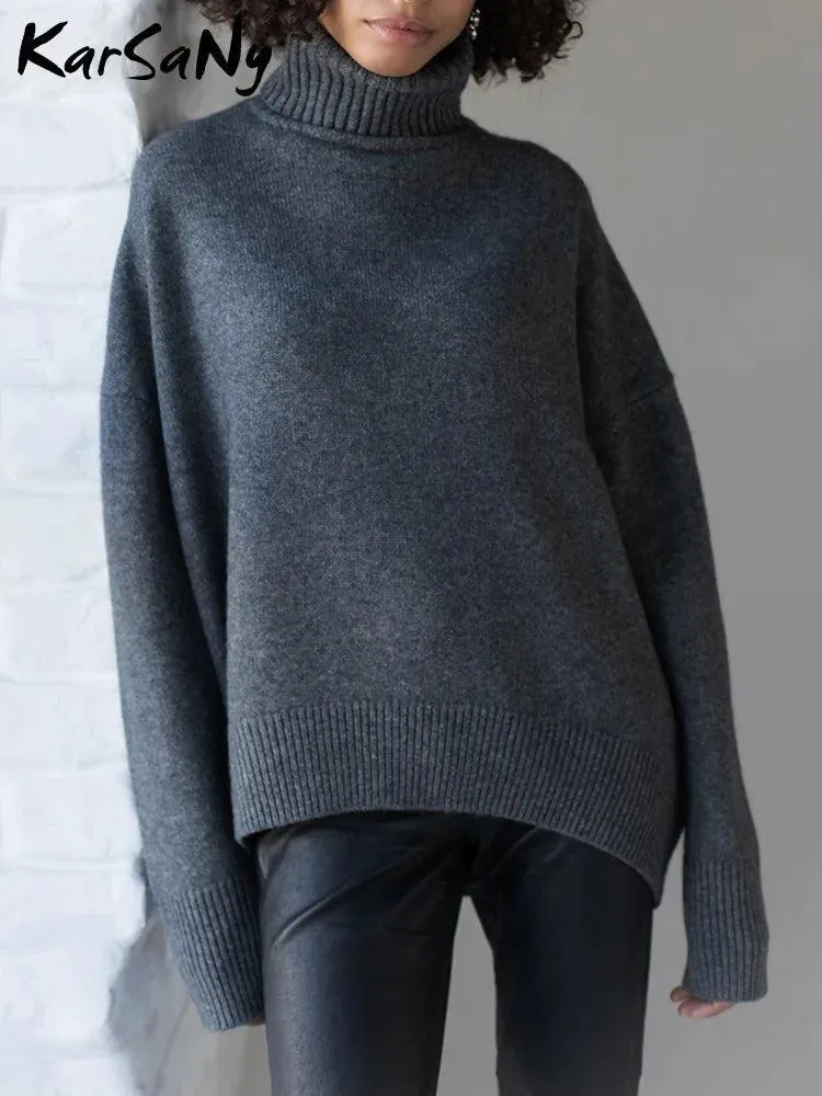 Chunky Knit Turtleneck Sweater: Cozy Winter Essential & Chic Fashion Choice