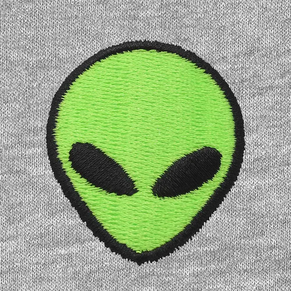 Dalix Alien Cropped Zip Hoodie