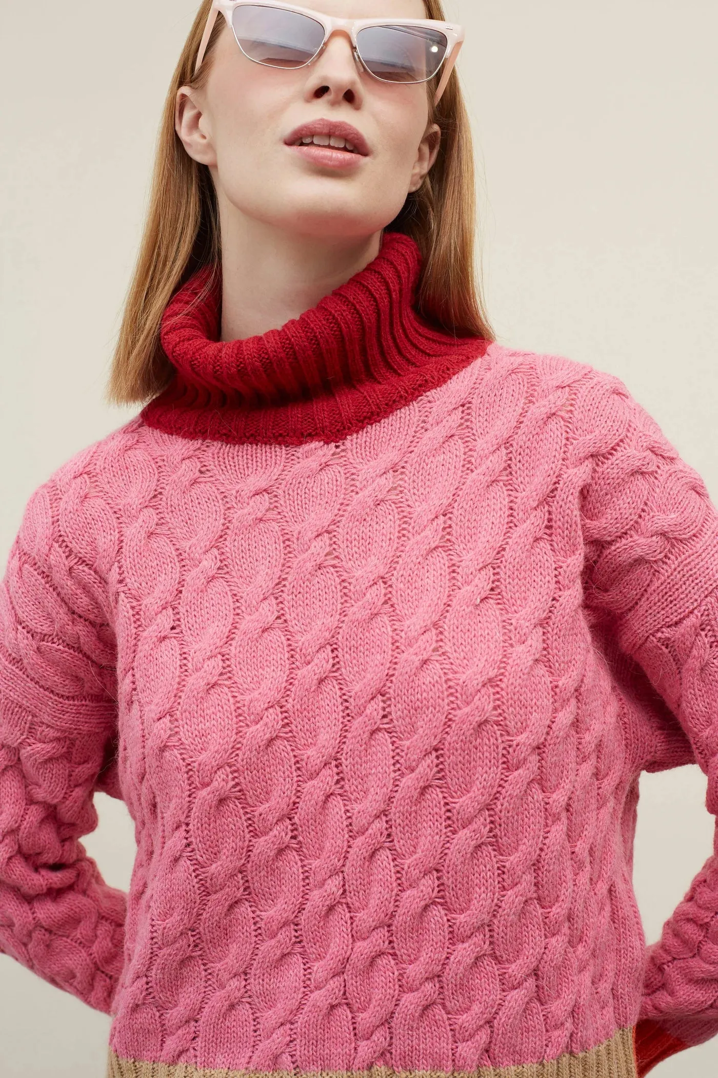 Dr. Bloom Jazzy Sweater in Pink