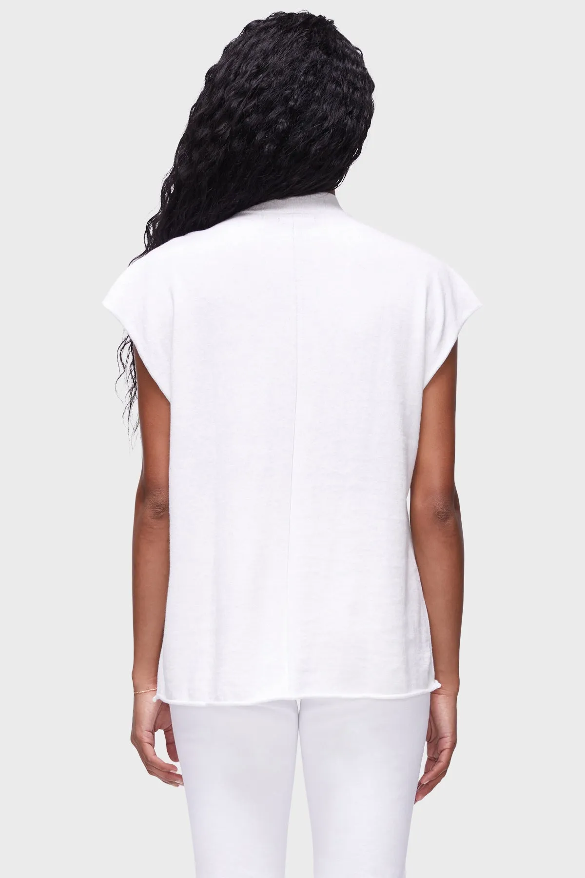 DSTLD Unisex Muscle Tee in Ivory