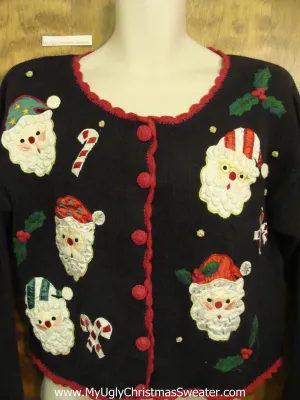 Five Scary Santas Ugly Festive Xmas Sweater