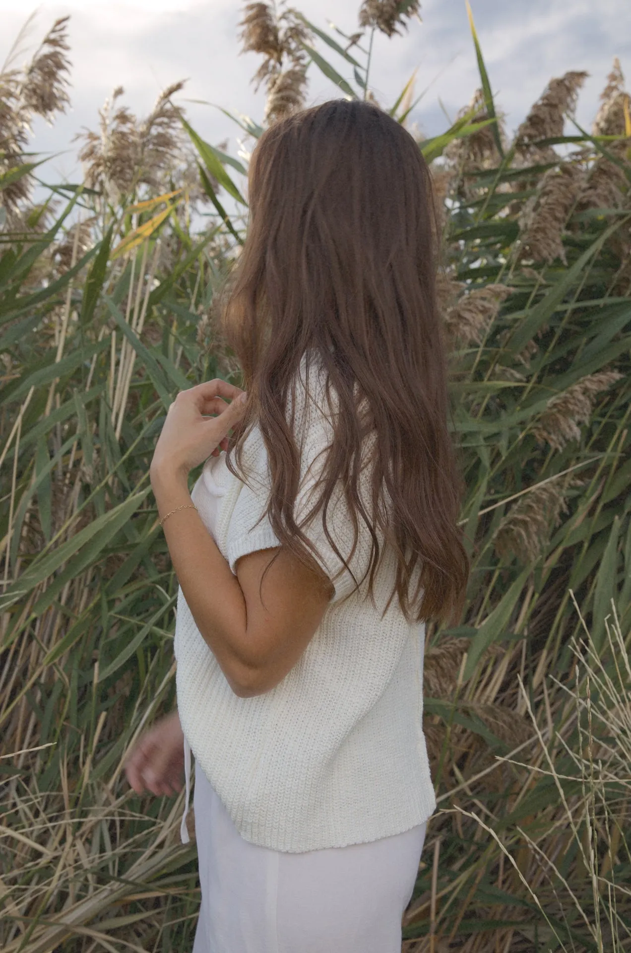 Haven White Short Sleeve Sweater