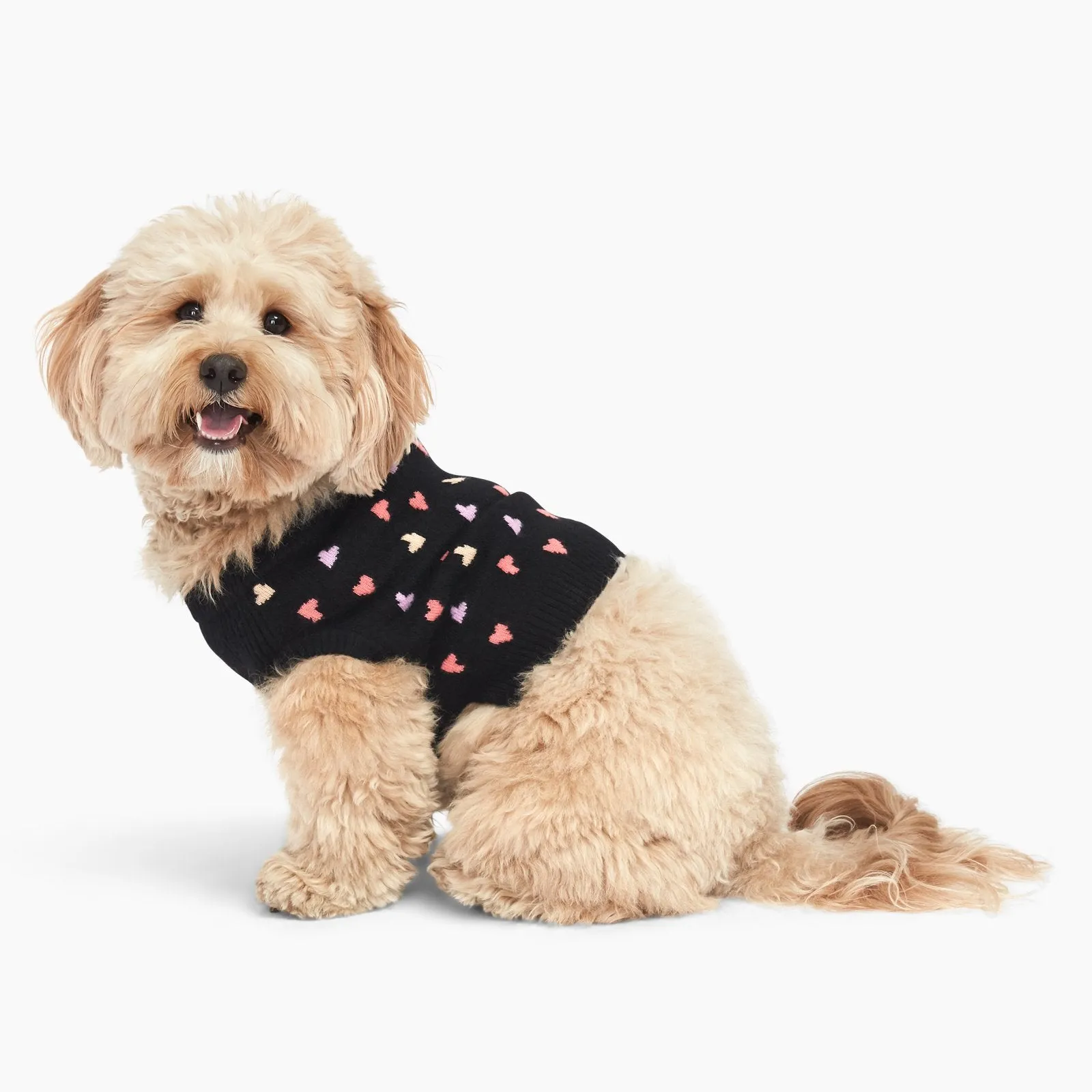 Heart Cashmere Dog Sweater