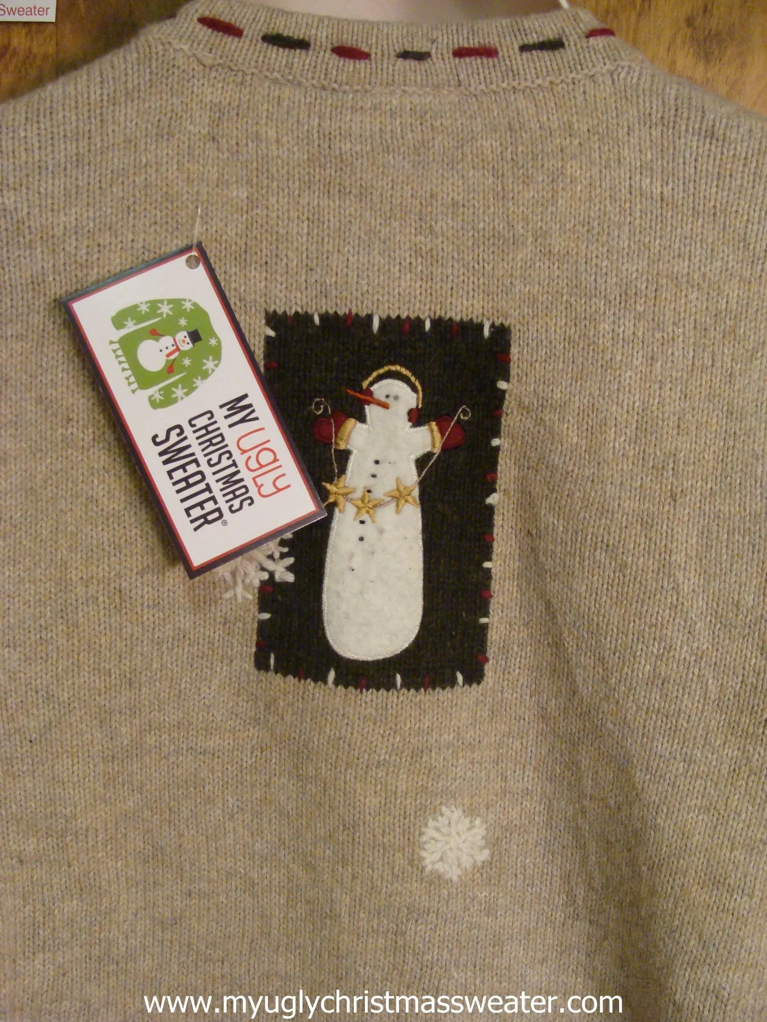 Jolly Snowmen Ugly Christmas Sweater