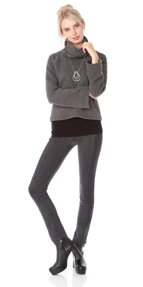 Kilarney Sweater, charcoal