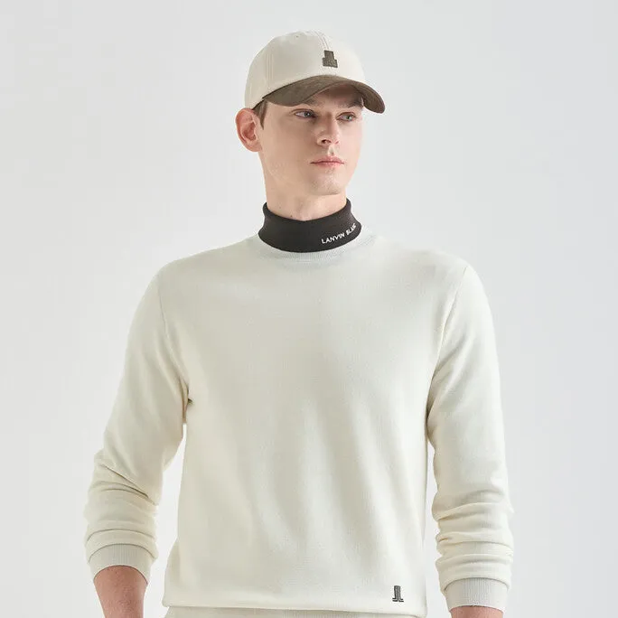 Lanvin Blanc Wool Blend Knit Top - Gray