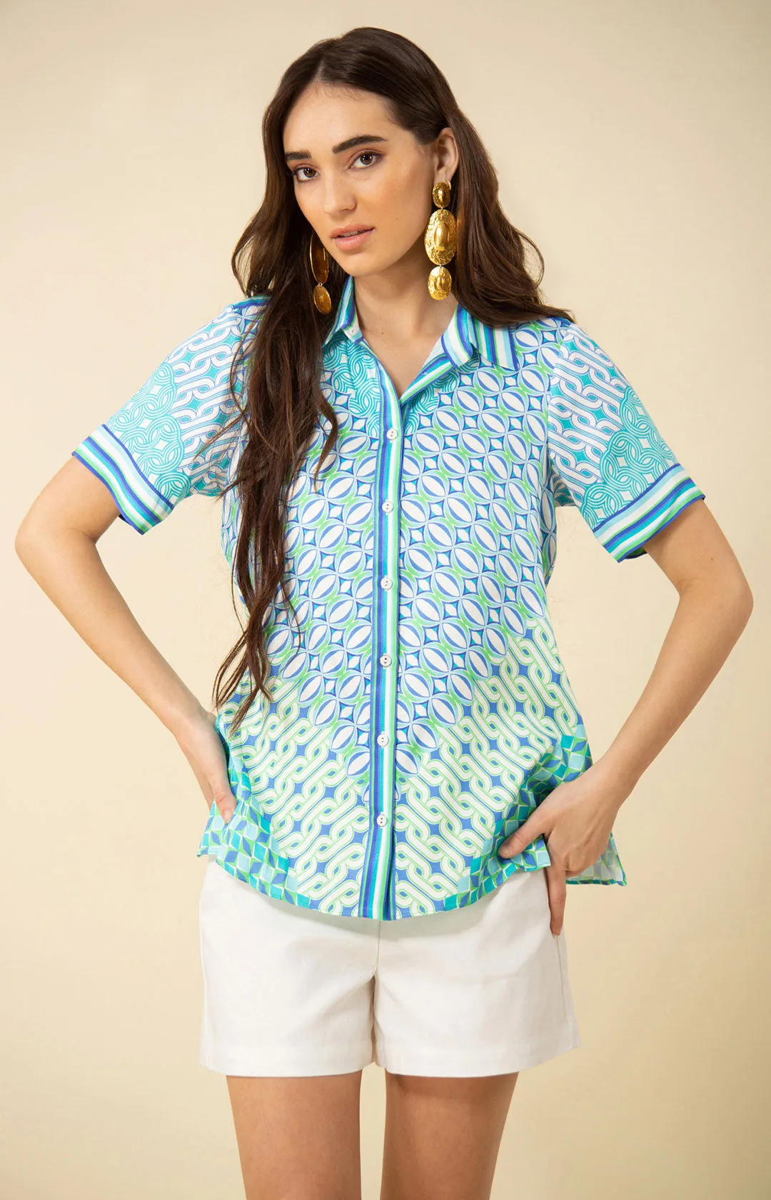 Liberty Button Up Top