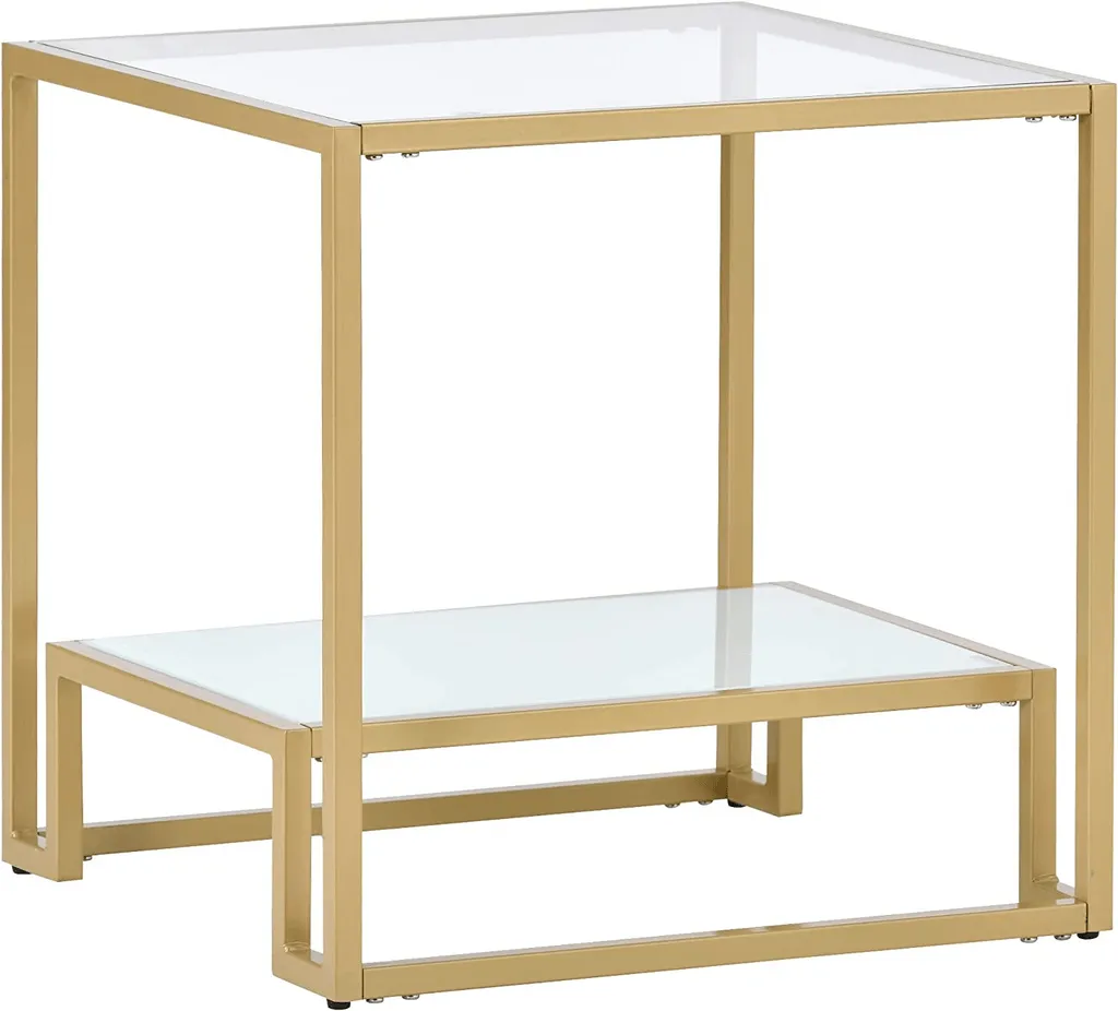 Minimalist Design Living Room Golden End Table