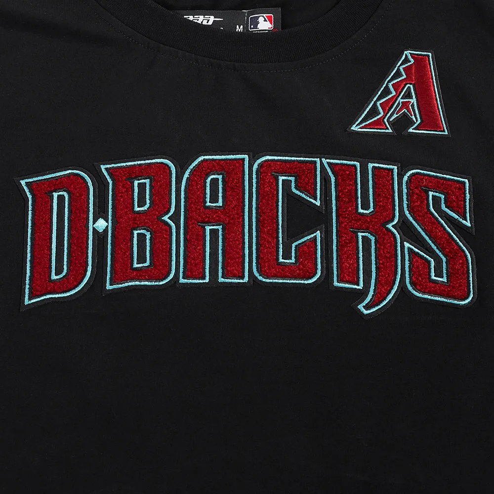 MLB ARIZONA DIAMONDBACKS CLASSIC WOMEN'S SLIM FIT TEE (BLACK)