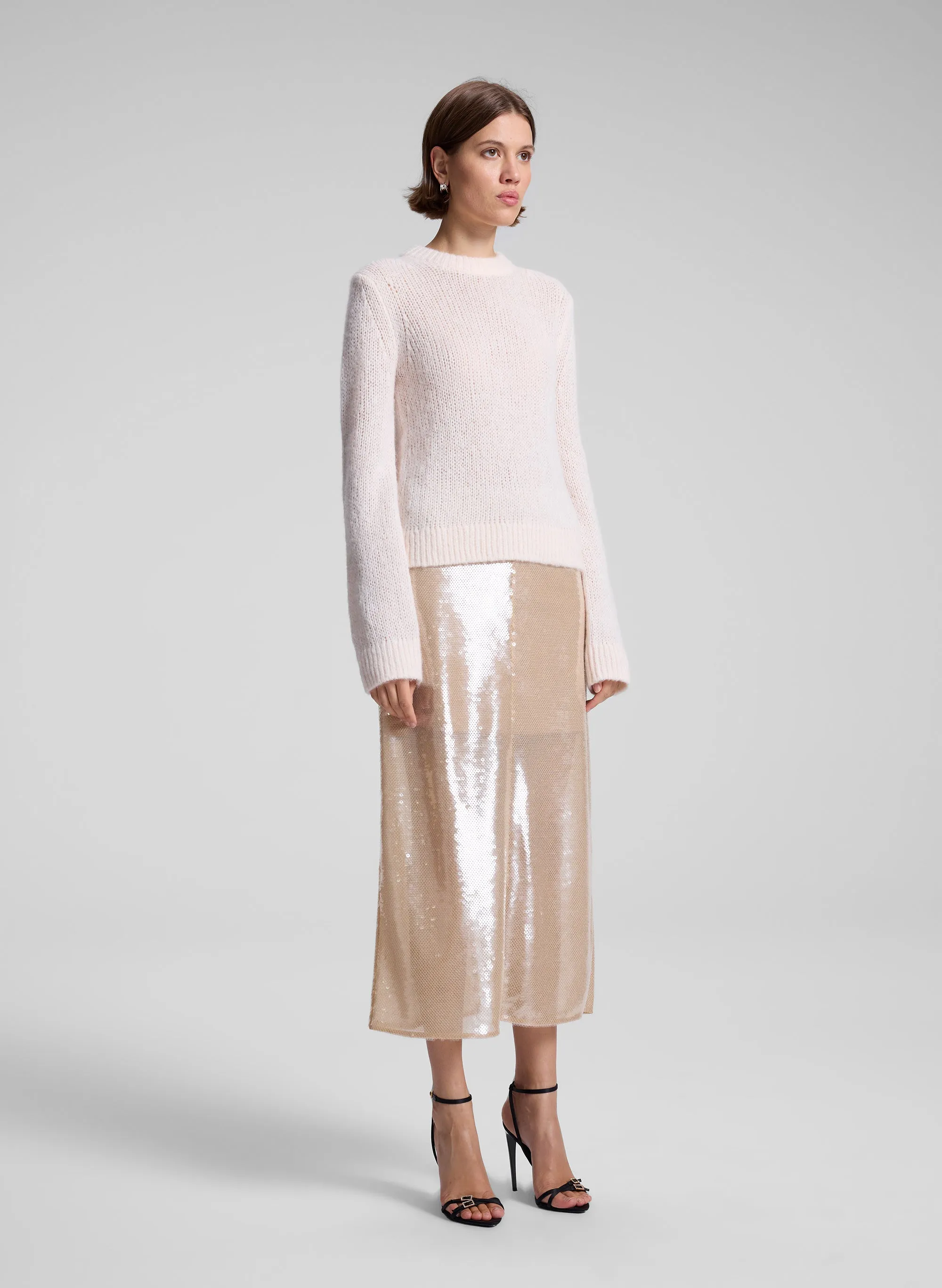 Monroe Soft Sequin Skirt