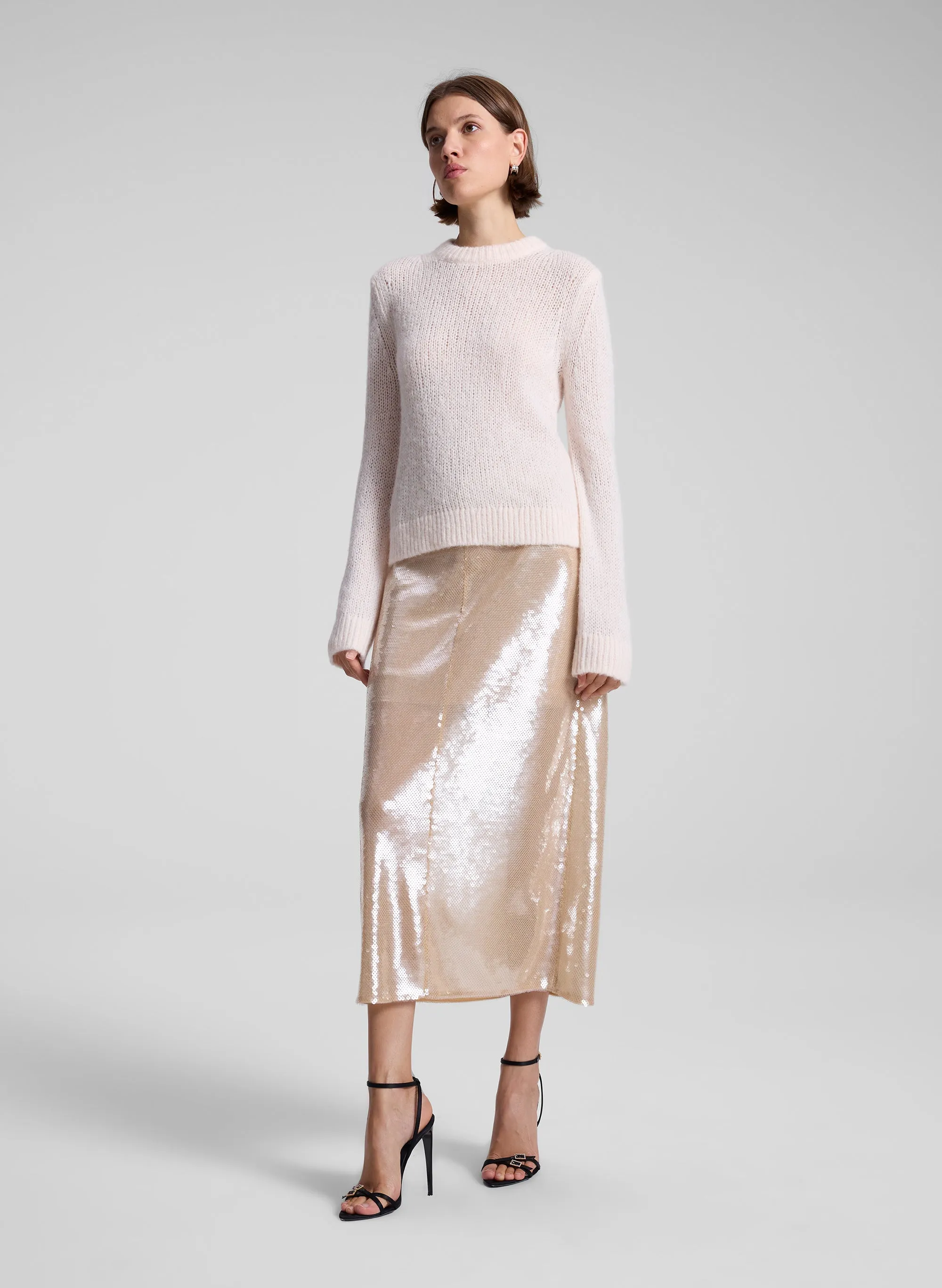 Monroe Soft Sequin Skirt