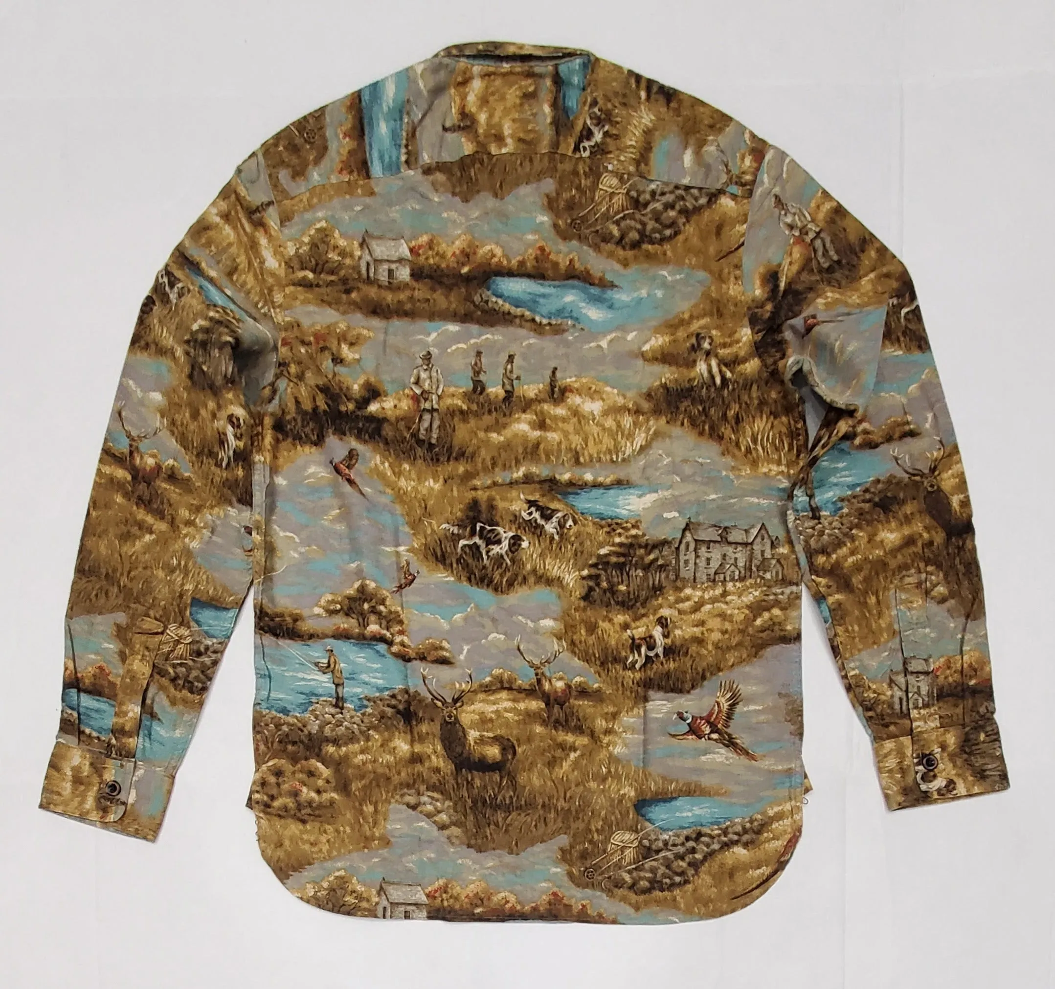 Nwt RRL Hunting Graphic Print L/S Button Down