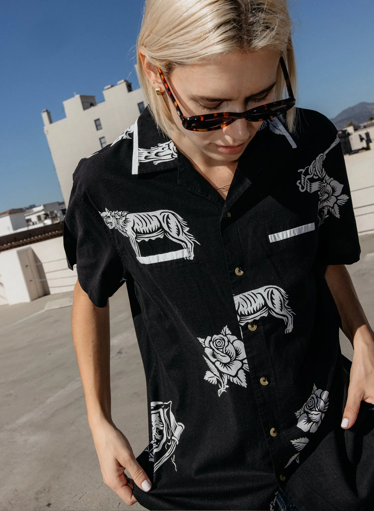 Pasta La Vista Button-Up