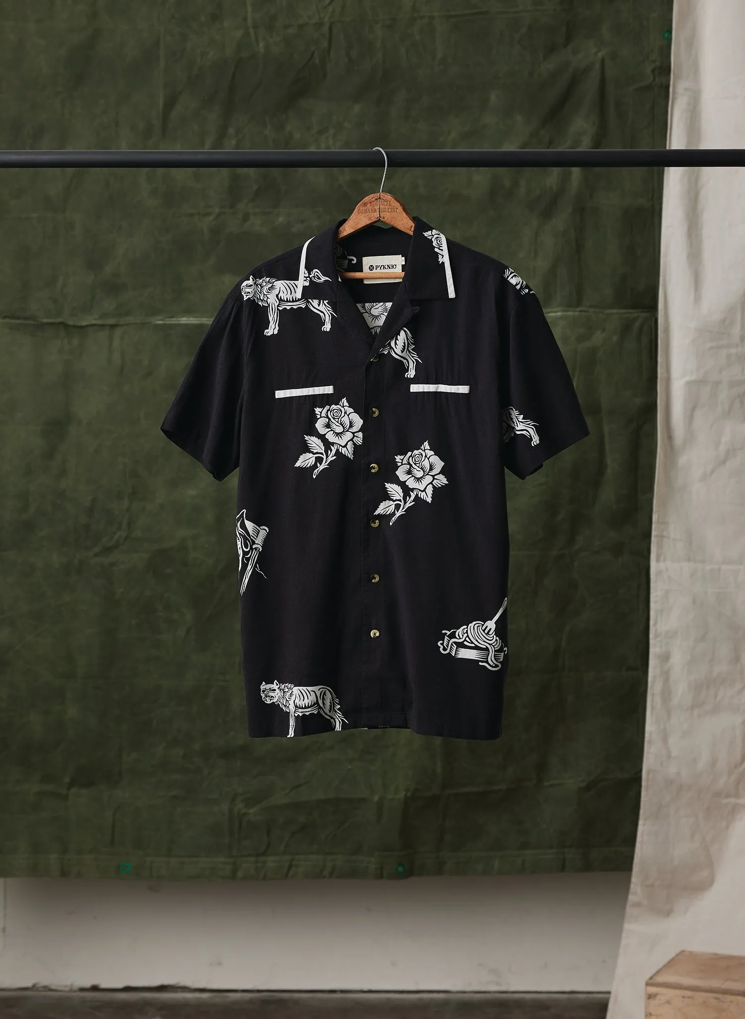 Pasta La Vista Button-Up