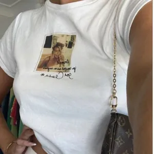 Polaroid Graphic Stylish White Tee