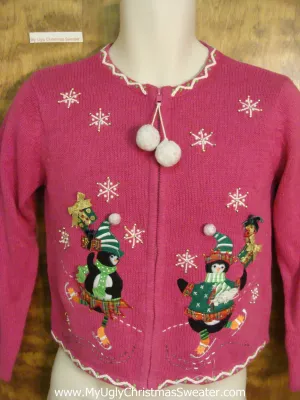 Pretty in Pink Ugly Christmas Jumper