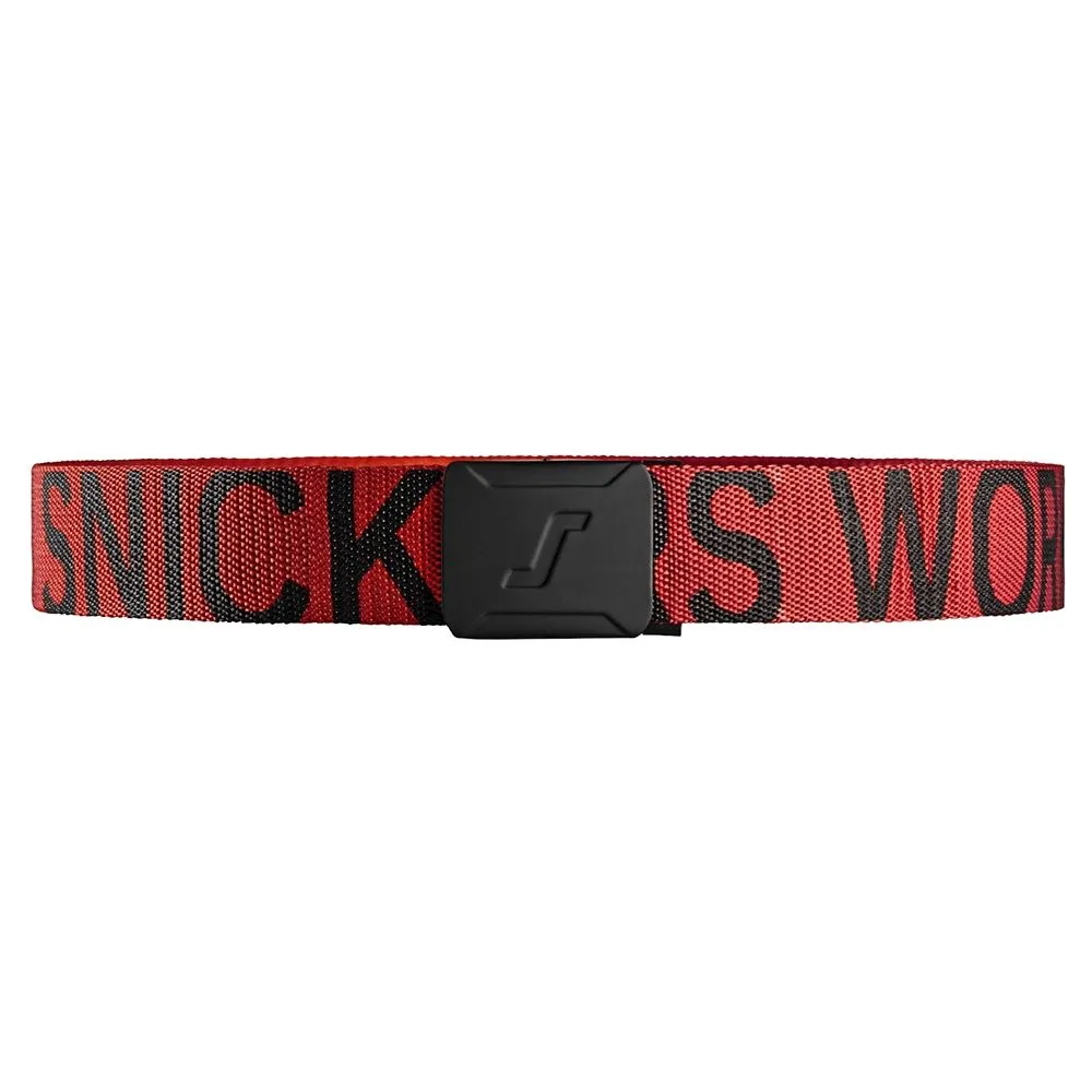 Snickers&#x20;9004&#x20;Logo&#x20;Belt&#x20;-&#x20;Chili&#x20;Red&#x2F;Black