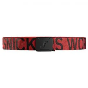 Snickers&#x20;9004&#x20;Logo&#x20;Belt&#x20;-&#x20;Chili&#x20;Red&#x2F;Black