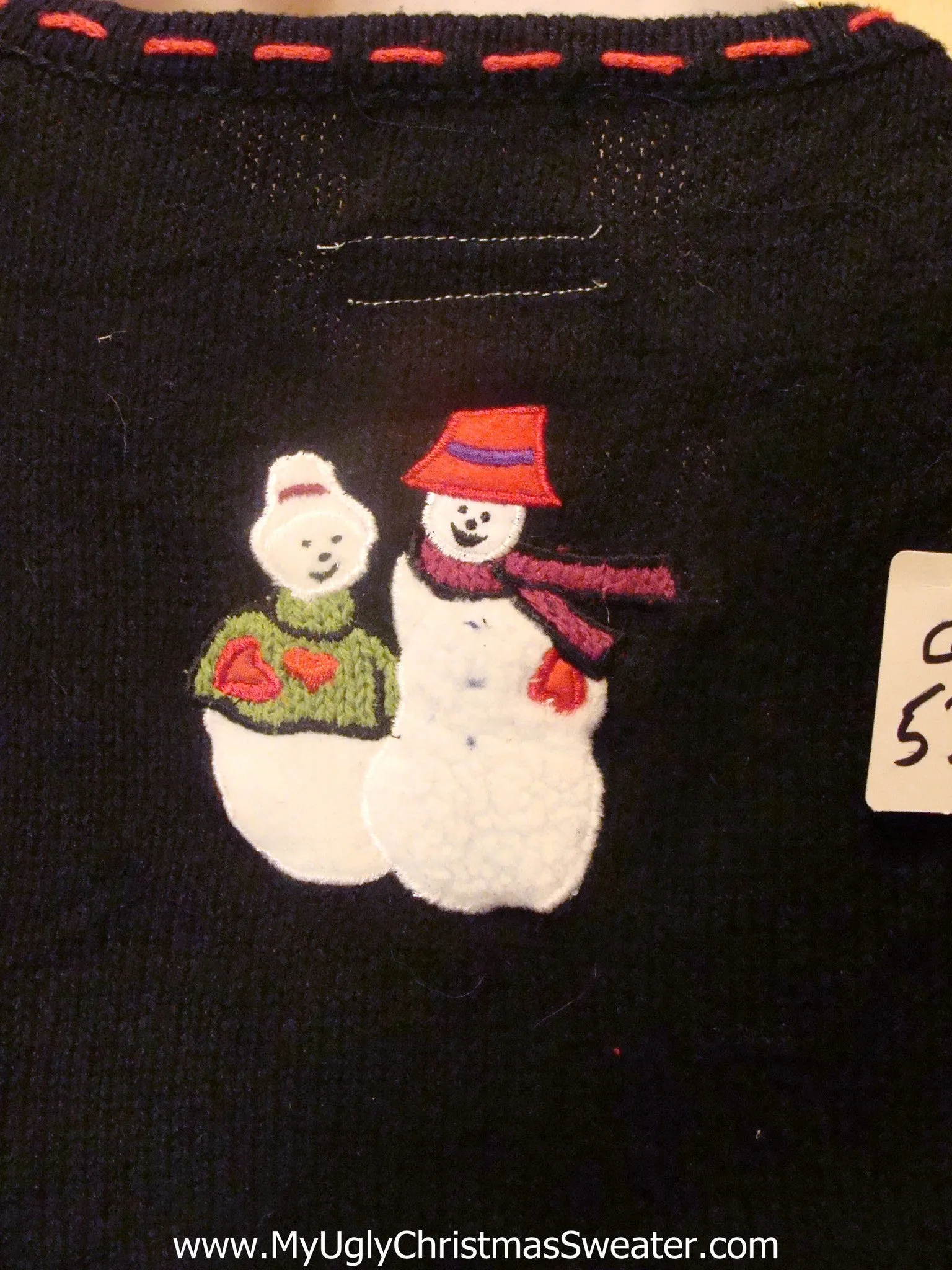 Snowman Light Up Christmas Sweater Vest