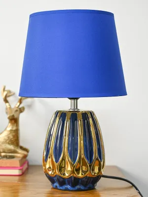 Stylish Blue Shade Table Lamp