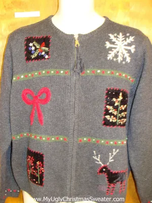 Tacky Reindeer Cheap Ugly Christmas Sweater