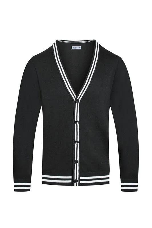 TEEK - TWO STRIPE CARDIGAN