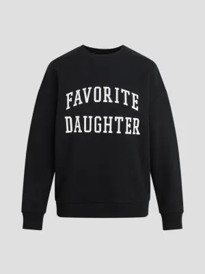 The Collegiate Sweatshirt in Black