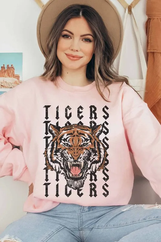 TIGERS GRAPHIC SWEATSHIRT