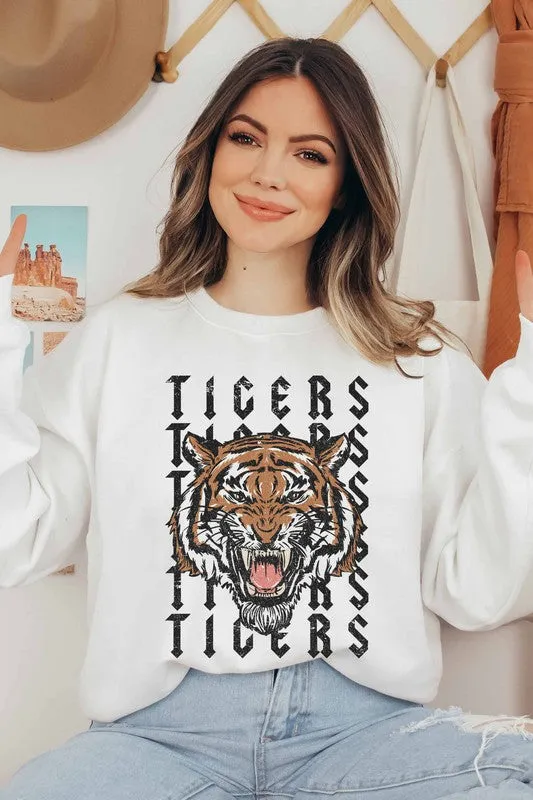 TIGERS GRAPHIC SWEATSHIRT