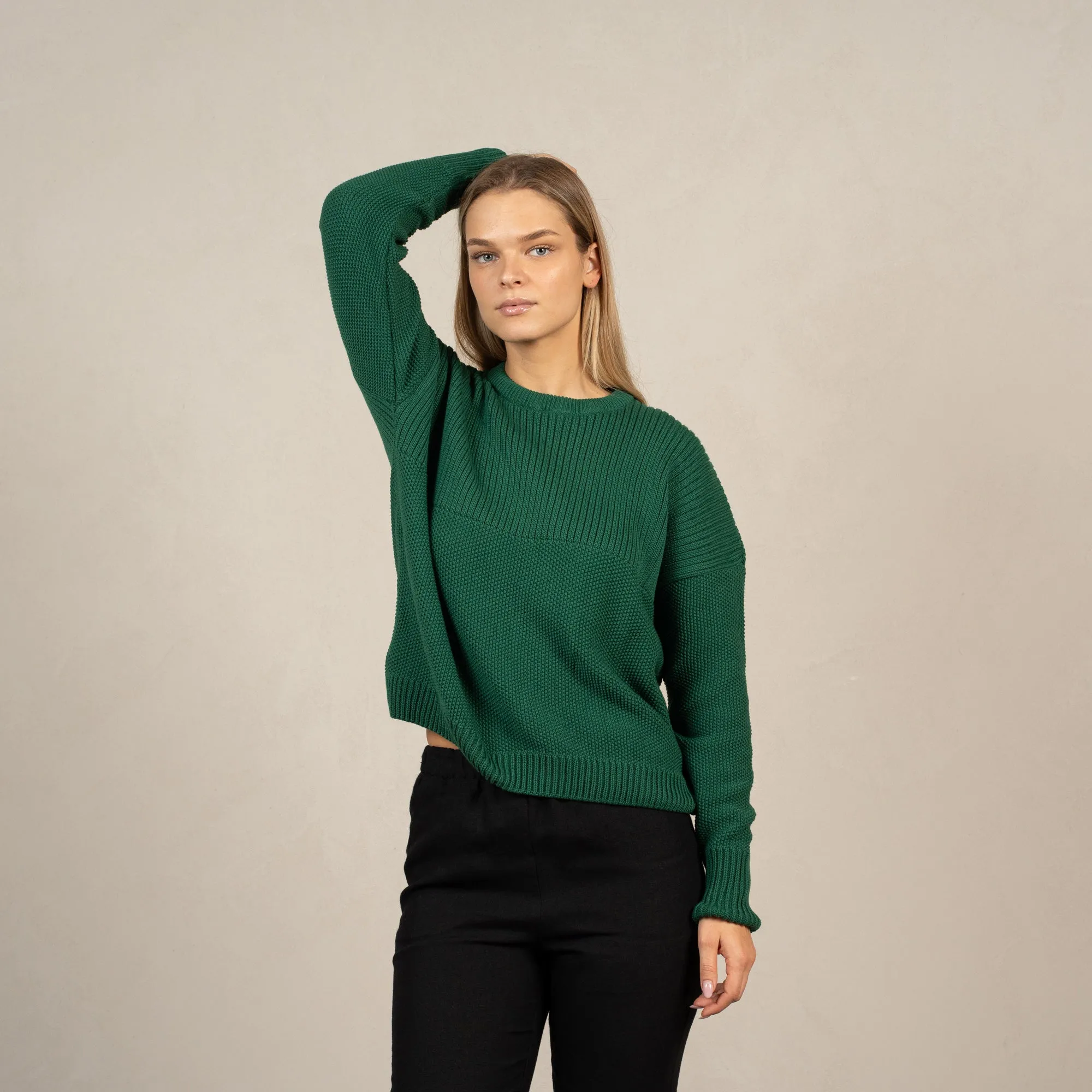 Women's Knit Cotton Sweater Sonata